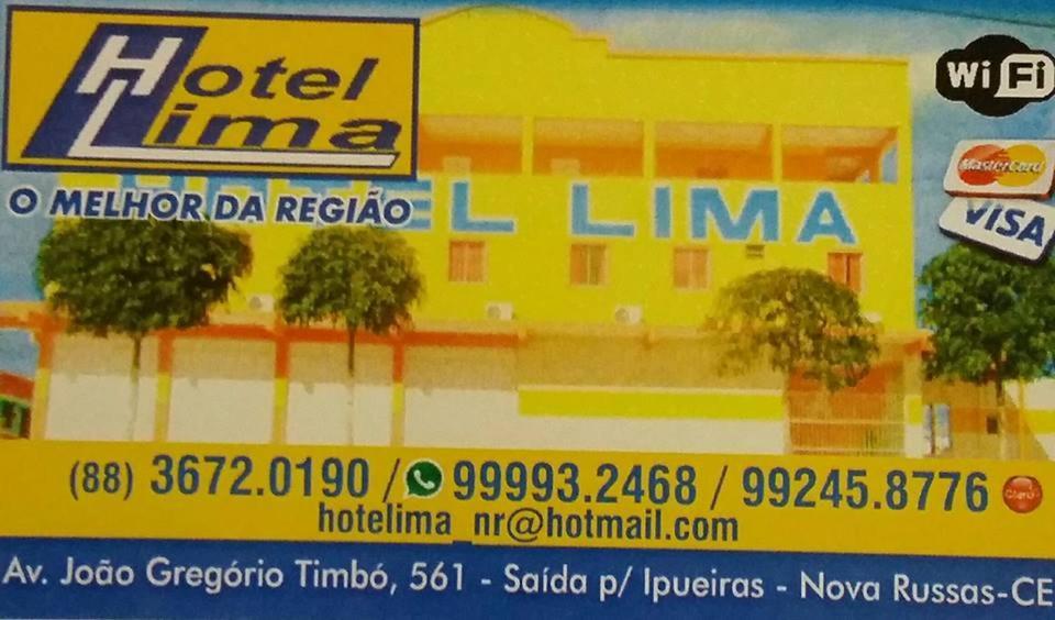 Hotel Lima Nova Russas Bagian luar foto